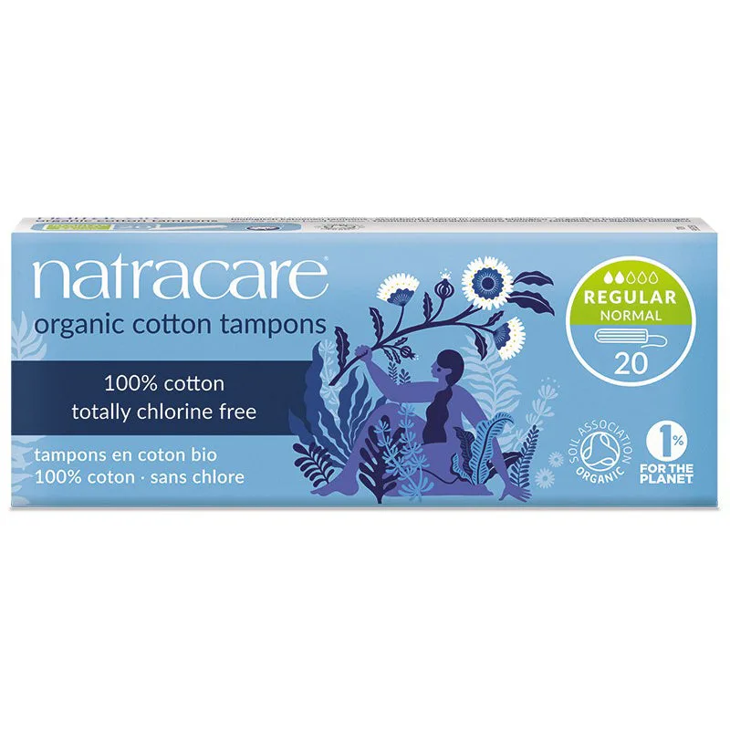 Natracare – Organic Tampons – 100% Cotton, 20pc