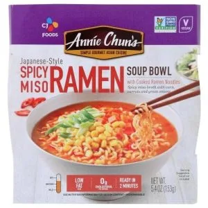 Annie Chun’s Spicy Miso Ramen Bowl – Savory Soup for Any Meal