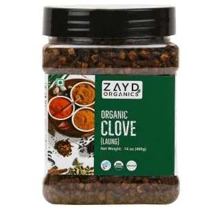 Zayd Organic Cloves Whole 12.3oz, USDA Organic Certified