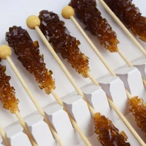 Amber Rock Candy Swizzle Sticks – 18 Count