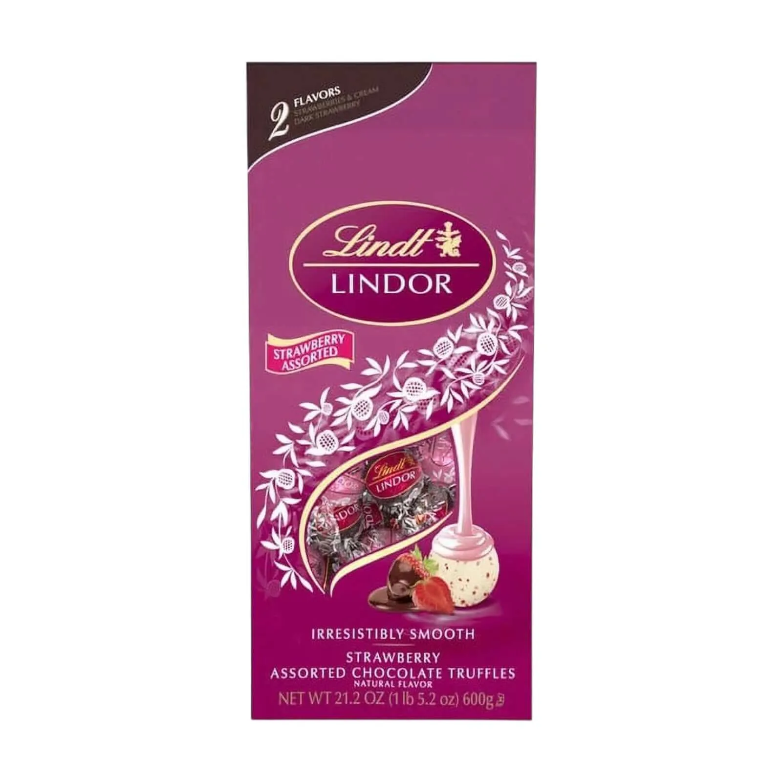 lindt lindor strawberry assorted