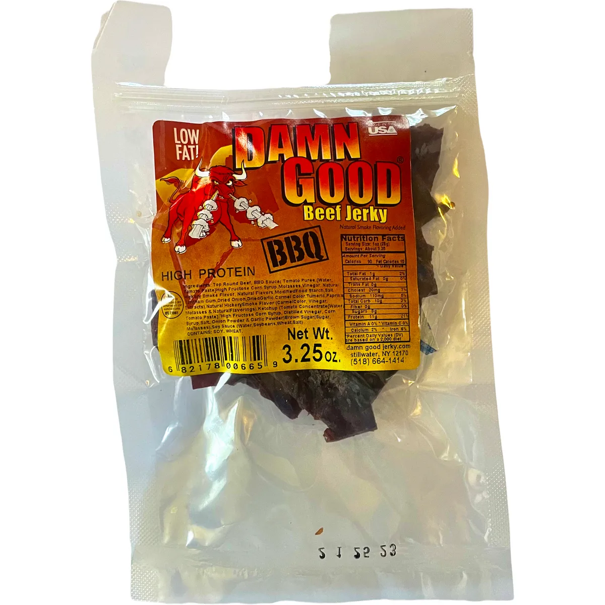 Damn Good BBQ Beef Jerky