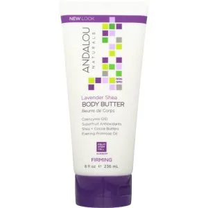 Andalou Naturals – Body Butter Firming Lavender Shea, 8 oz