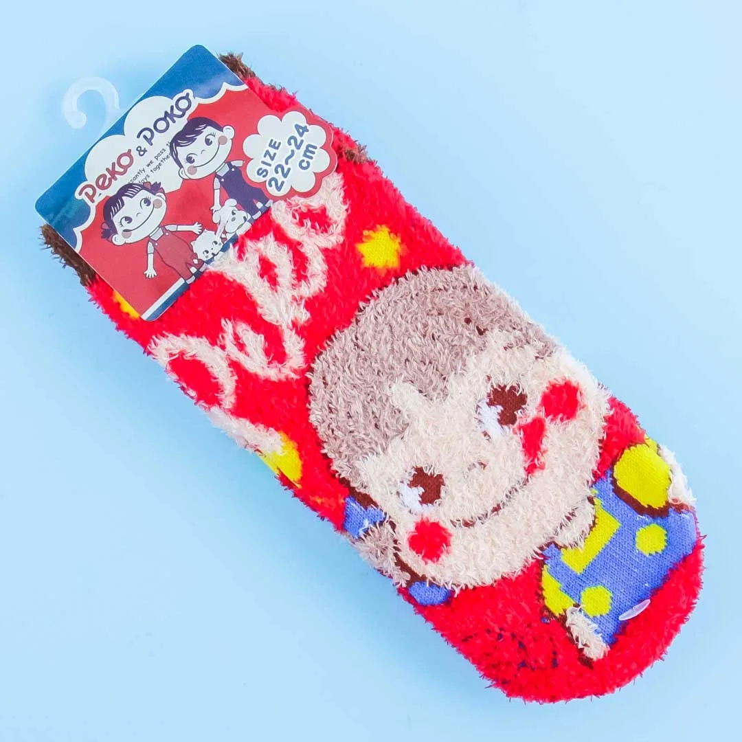 Peko-Chan Cheery Fluffy Socks
