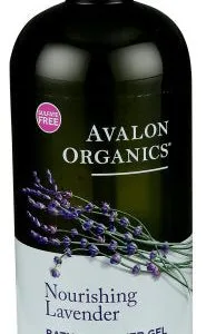 Avalon Organics – Lavender Nourishing Bath & Shower Gel, 14 oz