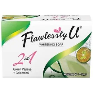 Flawlessly U – Soap – 2 in 1 – Green Papaya + Calamansi – 125 G
