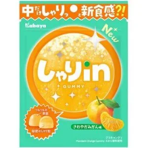 Bourbon, Sharimoni Gummy, Mikan flavor, 52g