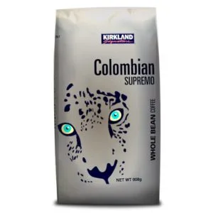 Kirkland Colombian Supremo Coffee Beans, 48 oz.