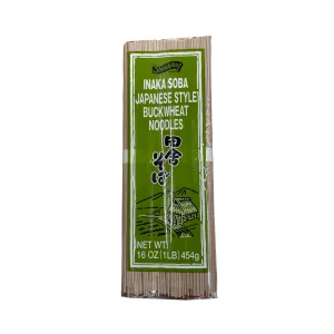 Shirakiku Brand Inaka Soba Japanese Style Buckwheat Noodles