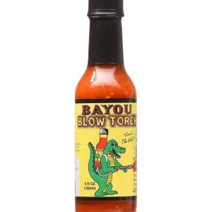 Hot Sauce Bayou Blowtorch Fire in the Hole 5 oz Heat 8