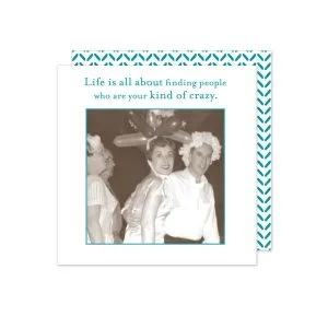 Shannon Martin Design – Kind Of Crazy Beverage Napkin