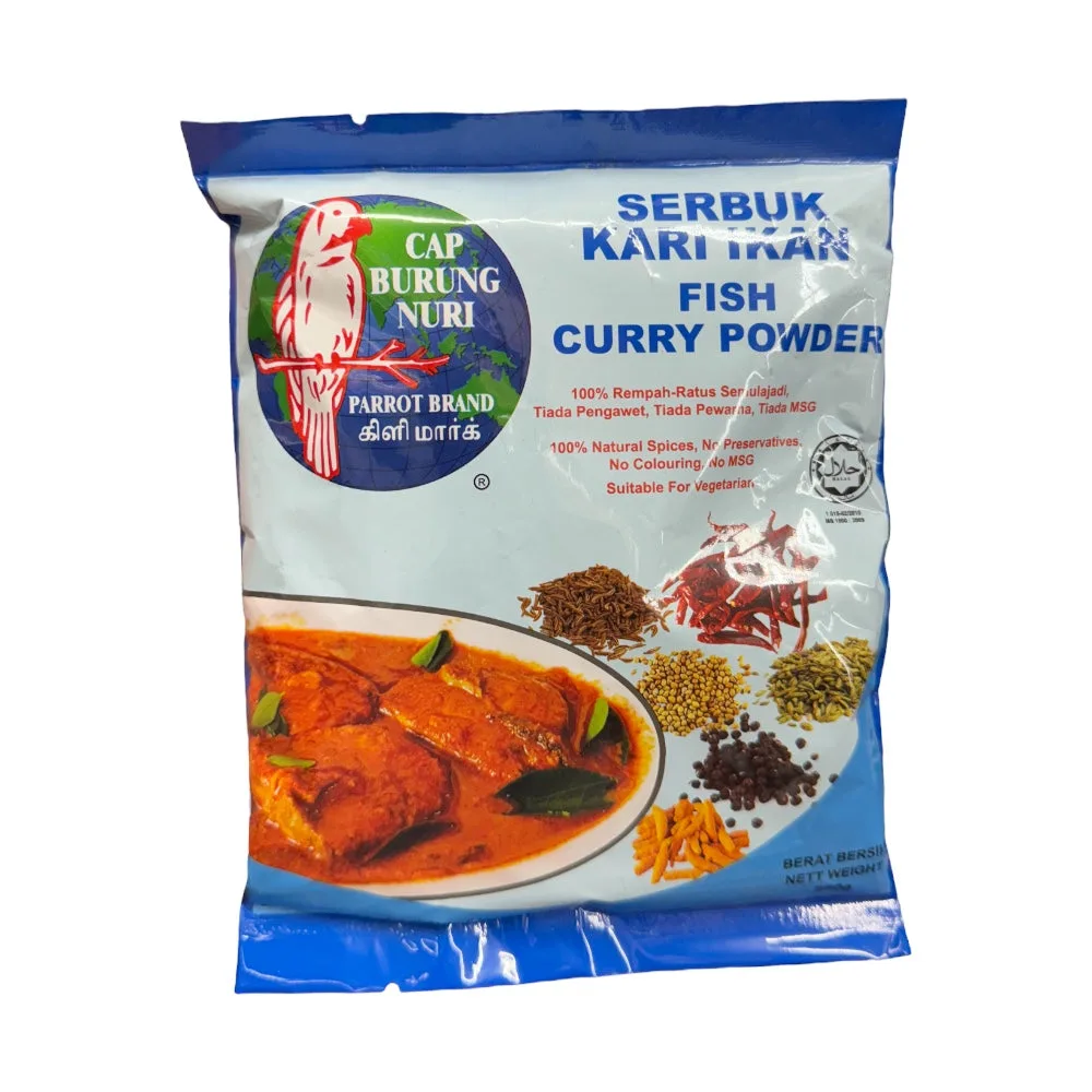 Parrot Brand Cap Burung Nuri Fish Curry Powder