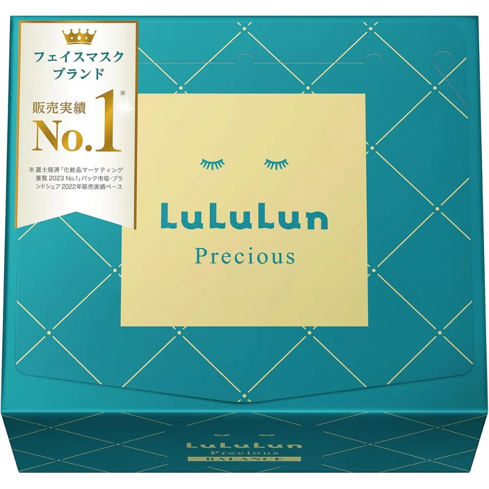 LuLuLun Precious Green Lifting Care Face Mask 32 Sheets – Made in JAPAN – Tokyo Sakura Mall