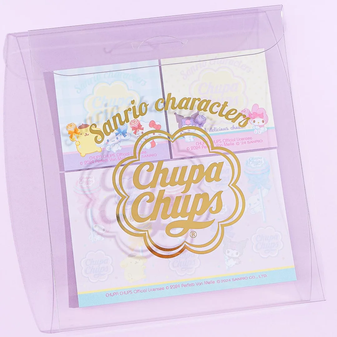 Sanrio Characters x Chupa Chups Memo Pad Set
