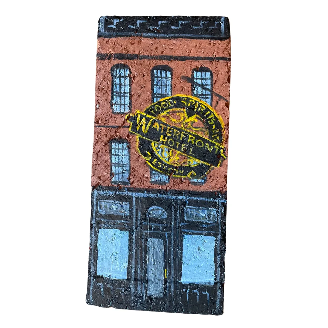 Linda Amtmann Hand Painted Brick – Waterfront Hotel