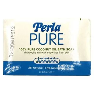 Perla – Perla Pure- 100% Pure Coconut Oil Bath Soap – Original Scent – 125 G