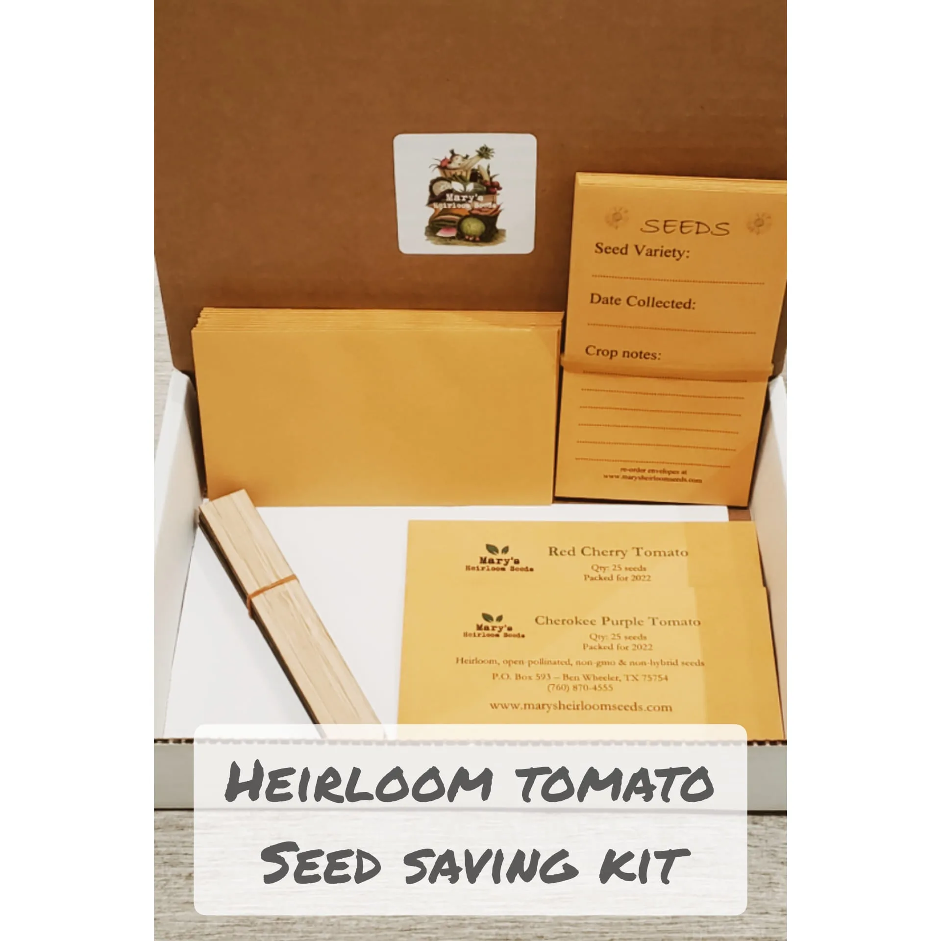 Seed Saving Kit – Heirloom Tomatoes