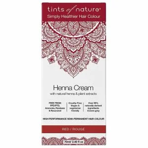 Tints of Nature – Semi-Permanent Red Hair Dye Henna Cream, 2.46 fl oz