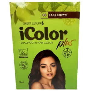 iColor Plus – Shampoo-In Hair Color – Dark Brown – 30 ML