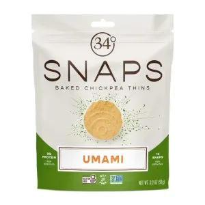 34 Degrees – Umami Snaps Snack, 3.2 Oz