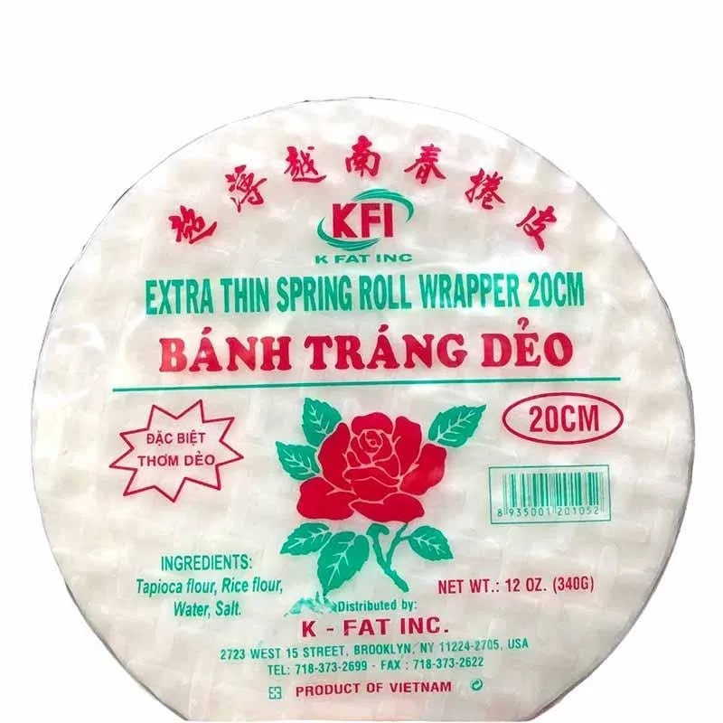 KFI Extra Thin Spring Roll Wrapper (Round Type)