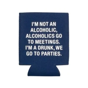 ABOUT FACE DESIGNS, INC. | I’m a Drunk Koozie
