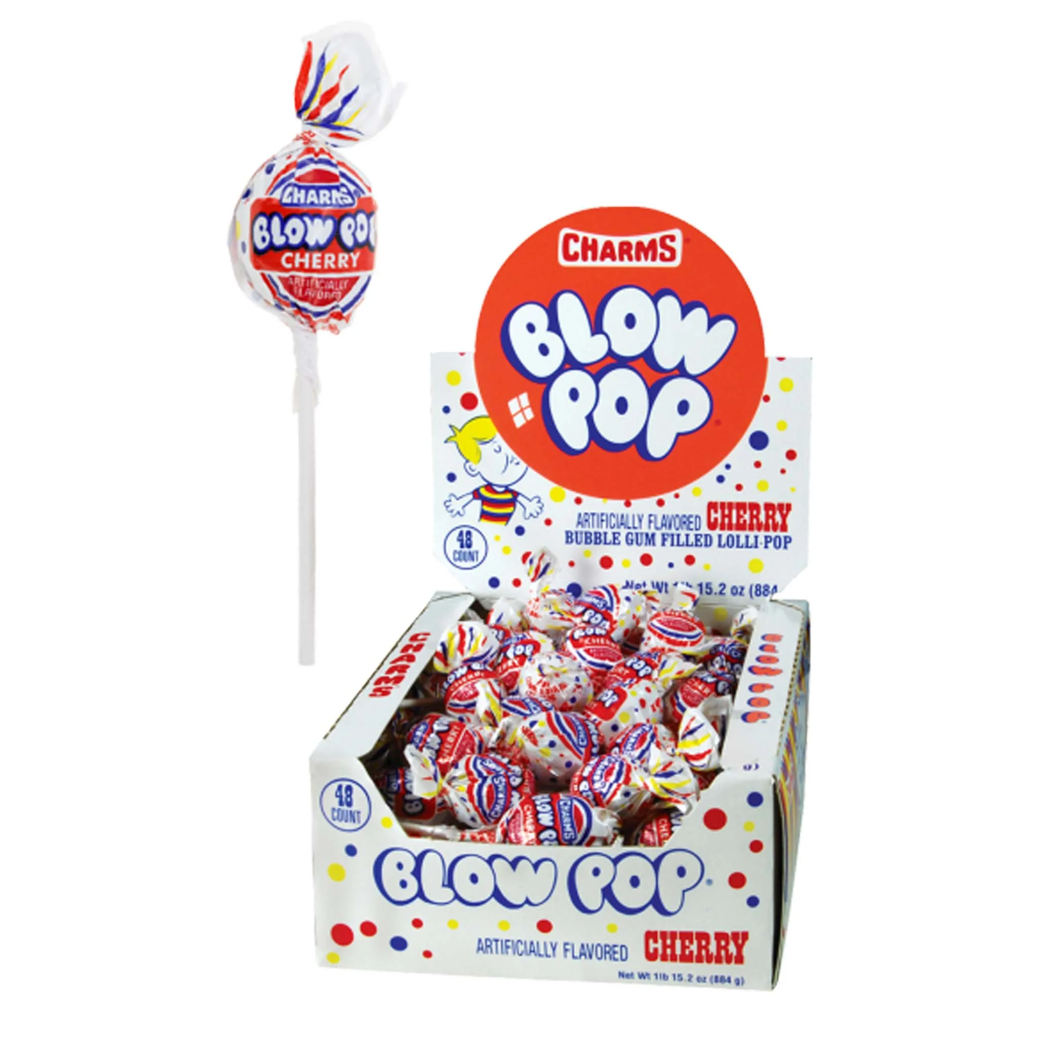 Charms Blow Pops Cherry