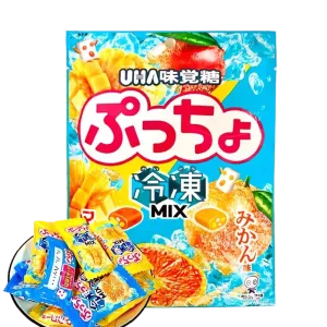 UHA Puchao Mango & Orange Chewy Gummy Candy 80g