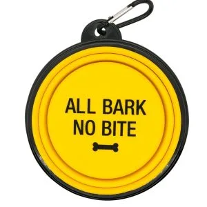 About Face Designs, Inc. | All Bark No Bite Silicone Dog Bowl