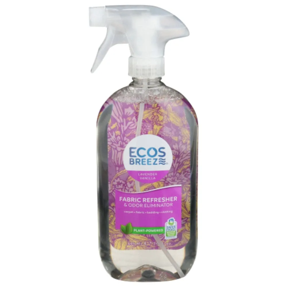 Ecos – Breeze Fabric Refresher & Odor Eliminator, Lavender Vanilla, 20