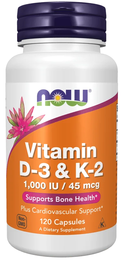 Vitamin D-3 & K-2 Capsules