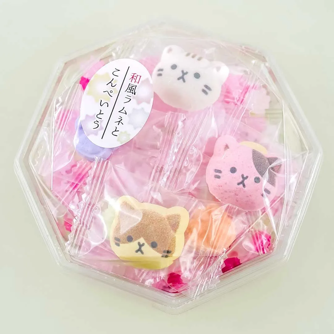 Tanbaya Honpo Ramune & Konpeito Set – Cats