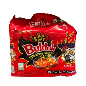 Samyang Buldak Artificial 2XSpicy Chicken Flavor Stir-Fried Ramen Noodle
