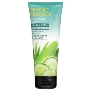 Desert Essence – Cucumber & Aloe Facial Lotion, 3.4 Fl Oz