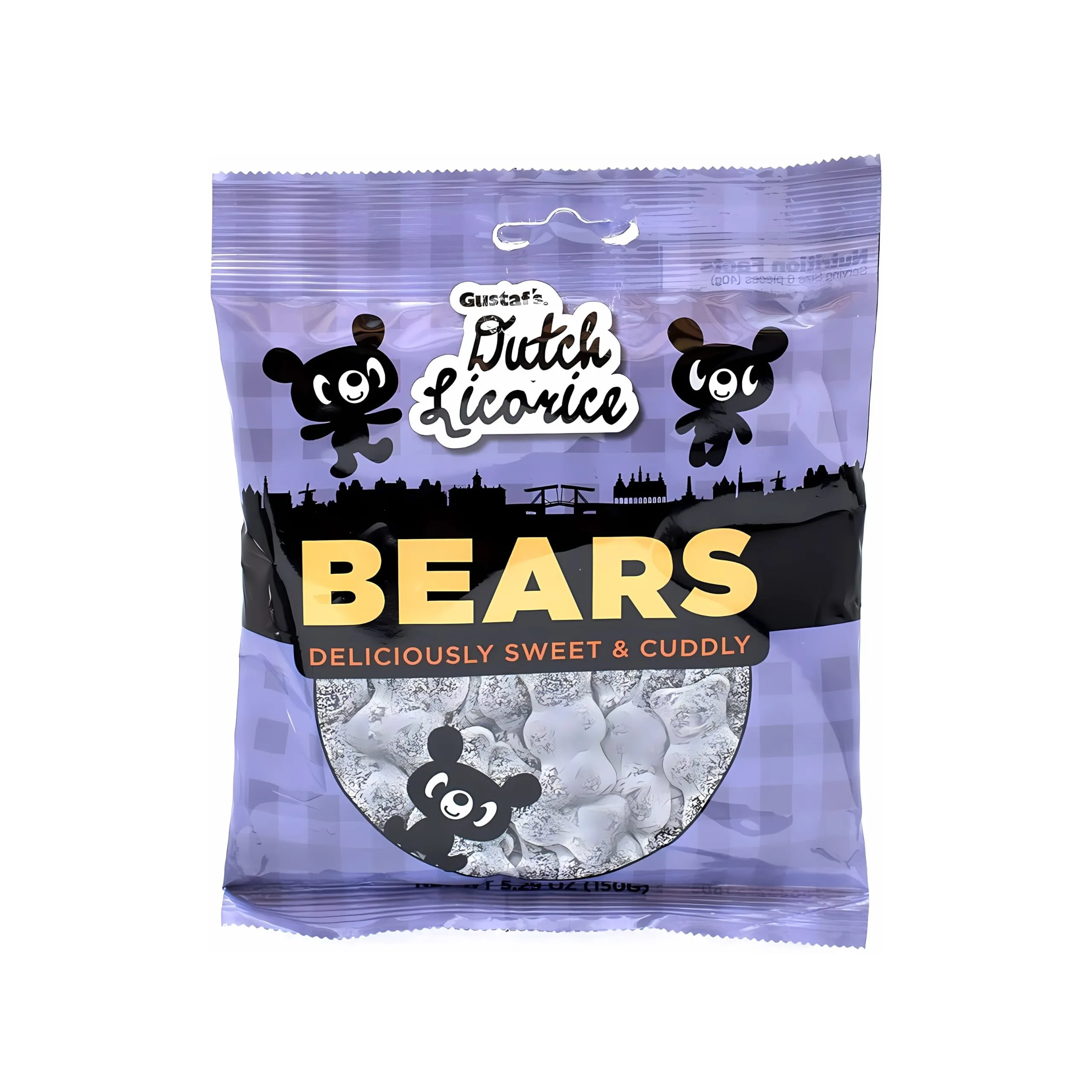 Gustaf’s Dutch Sugared Licorice Bears (Netherlands)