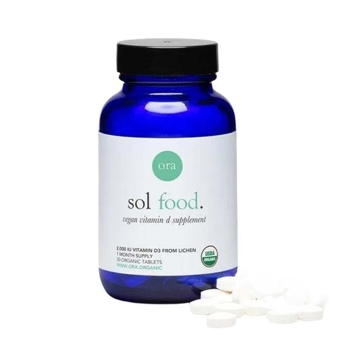 Ora – Sol Food: Organic Vitamin D3 Tablets