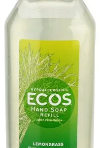 Ecos – Hand Soap Refill Lemongrass, 32 oz (Pack of 6)