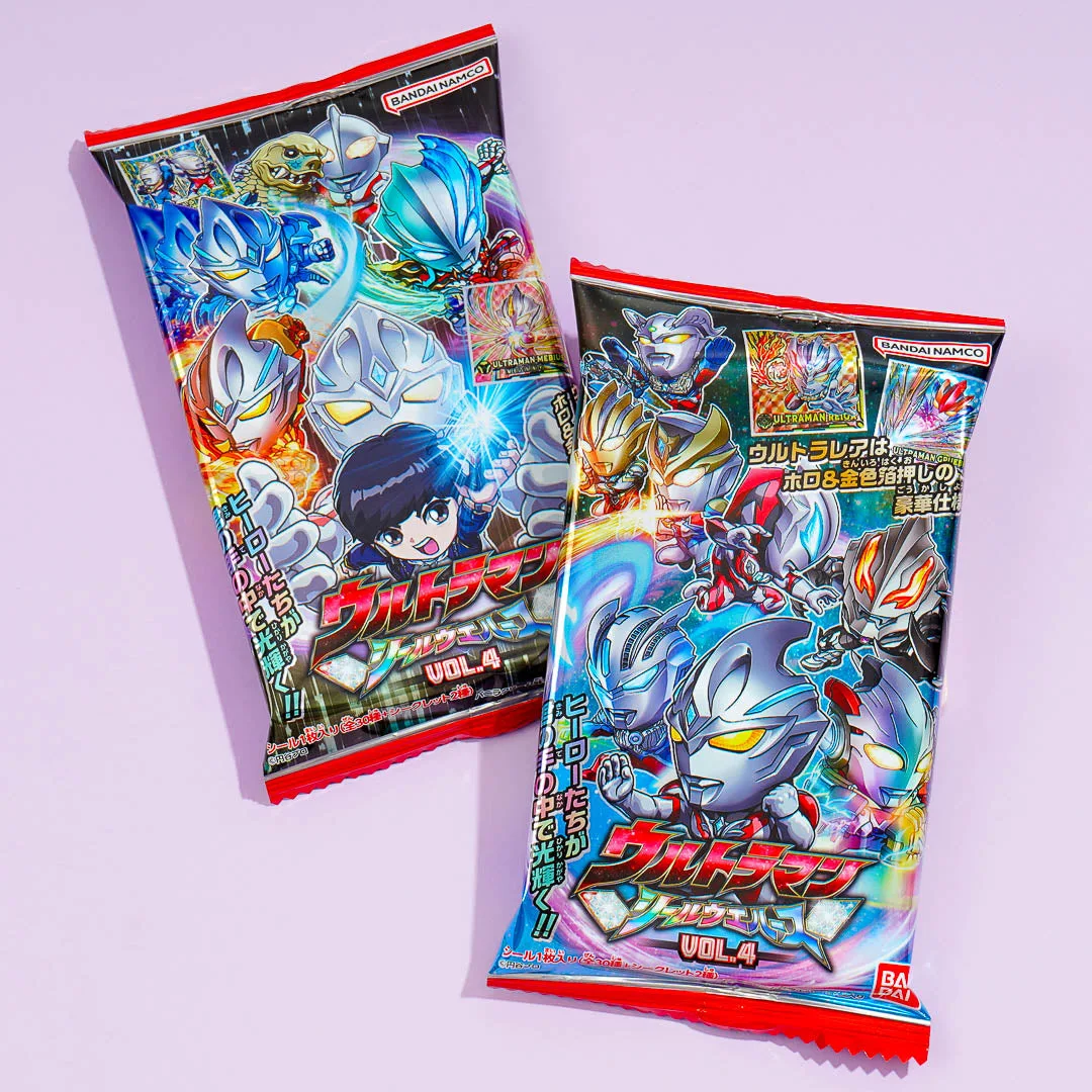 Ultraman Seal Wafer With Sticker Vol 4