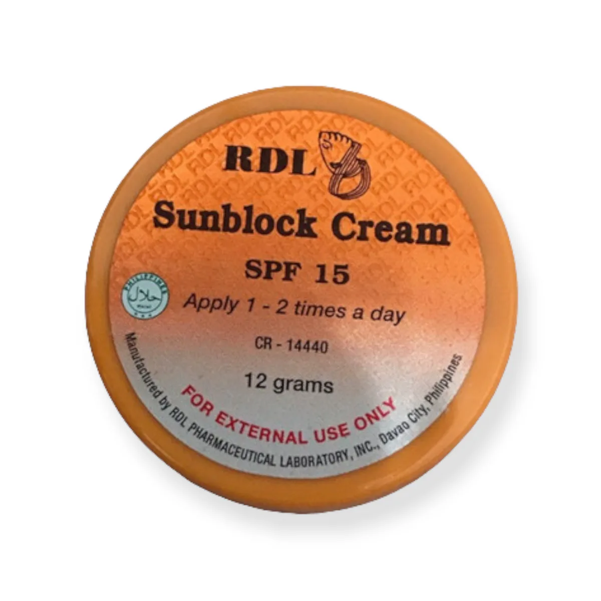 RDL Sunblock Cream SPF 15