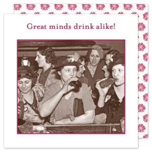 Shannon Martin Design – Great Minds Beverage Napkin