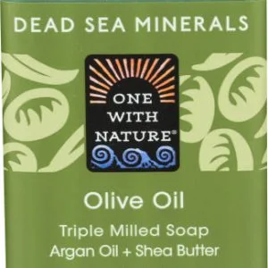One With Nature – Soap Bar Olive Oil, 7 Oz (Pack of 1)