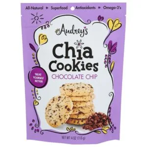 Audrey’s – Cookie Chia Chocolate Chip, 4 Oz – Pack of 6