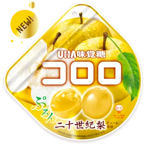 UHA mikakuto “Kororo, Japanese pear ” Premium Gummy Candy, 40g