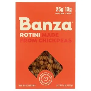 Banza – Chickpea Pasta Rotini, 8oz