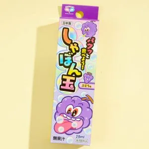 Sukusnack Edible Soap Bubbles – Grape