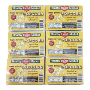 6 Pack – Healthy Heart Market No Salt Microwave Popcorn