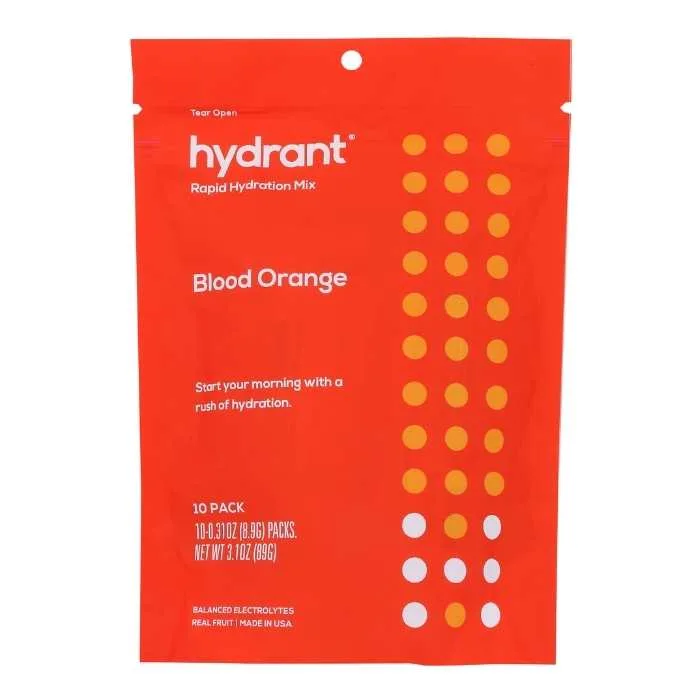 Hydrant – Hydrate Blood Orange Hydration Mix, 10 Sachets