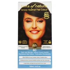 Tints of Nature – 6C Dark Ash Blonde Permanent Hair Dye, 4.4 fl oz