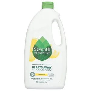 Seventh Generation – Lemon Scent Dishwasher Detergent Gel, 42 Oz (Pack