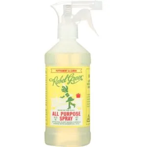 Rebel Green All Purpose Cleaner Spray Peppermint 16 Oz – Pack Of 4